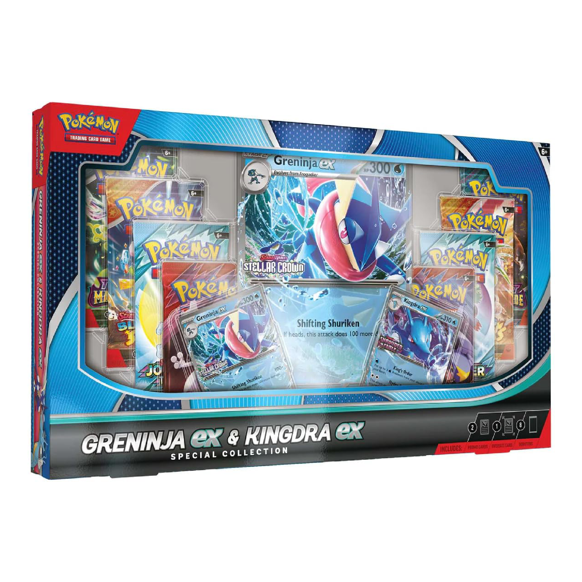 Greninja EX & Kingdra EX Special Collection Box