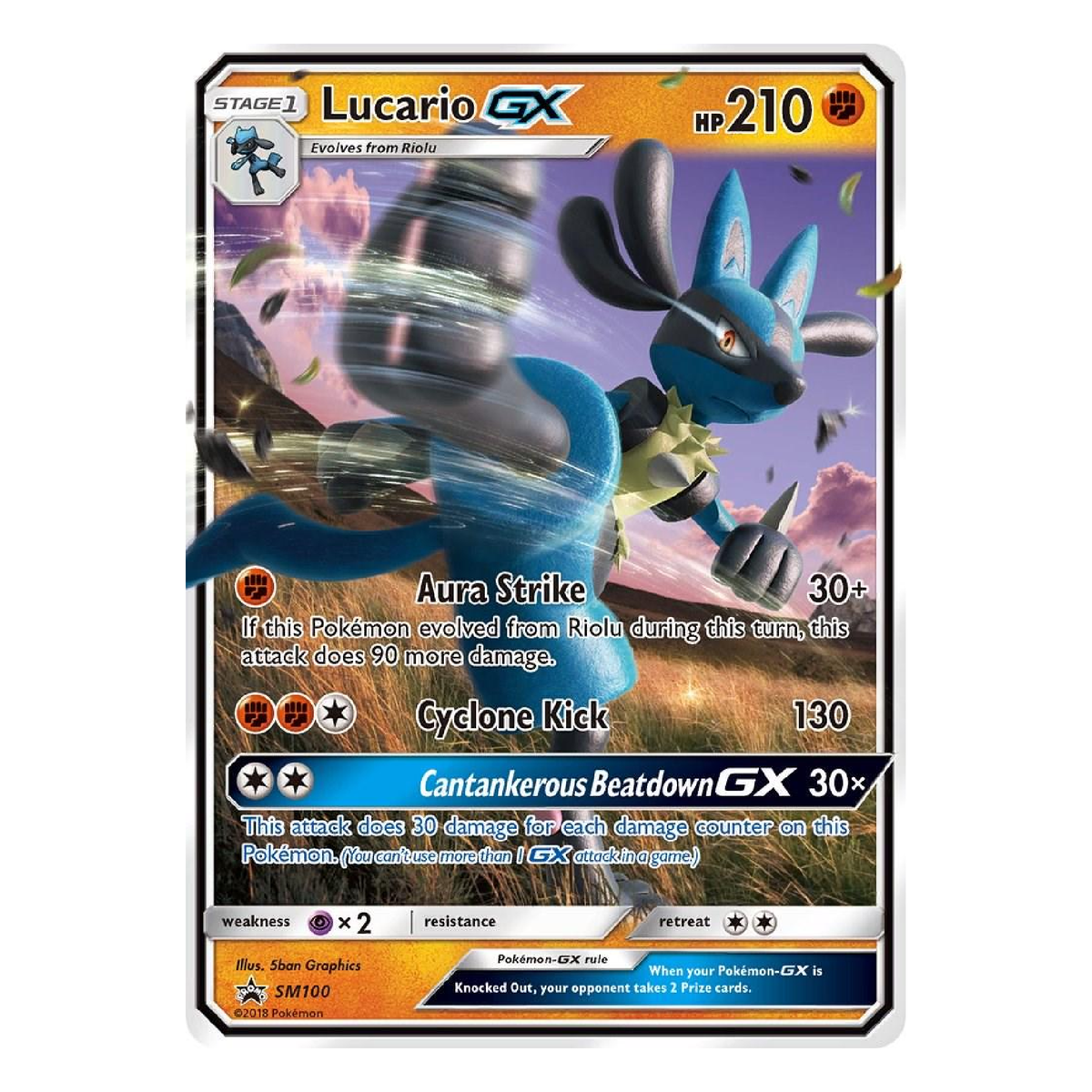 Lucario GX (Lightly Played)