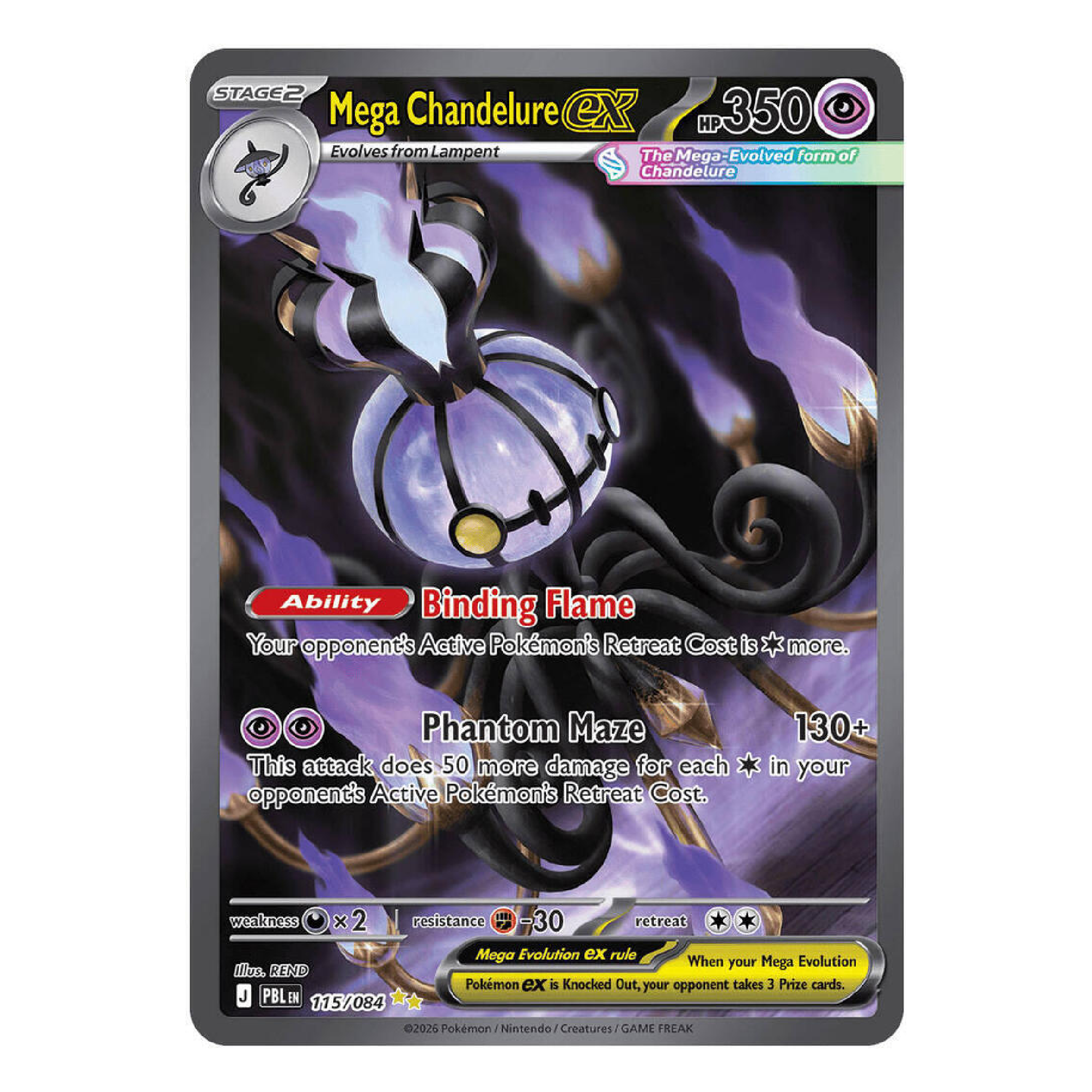 Mega Chandelure EX