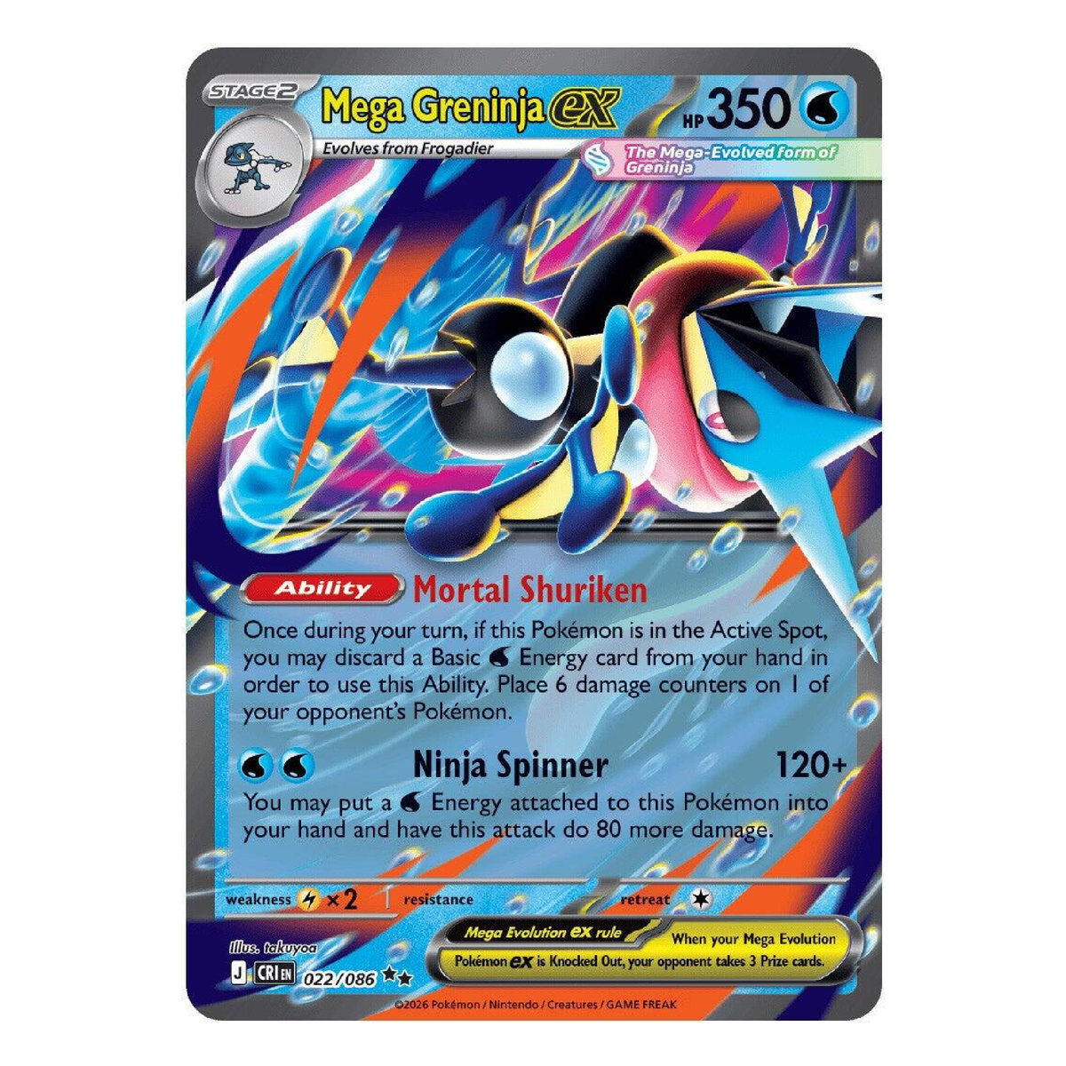 Mega Greninja EX
