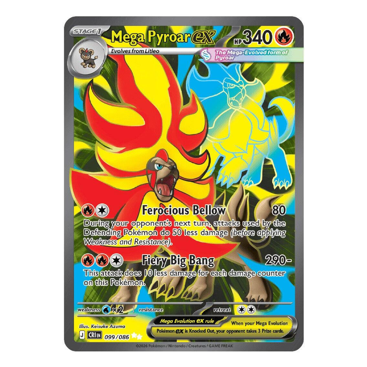 Mega Pyroar EX