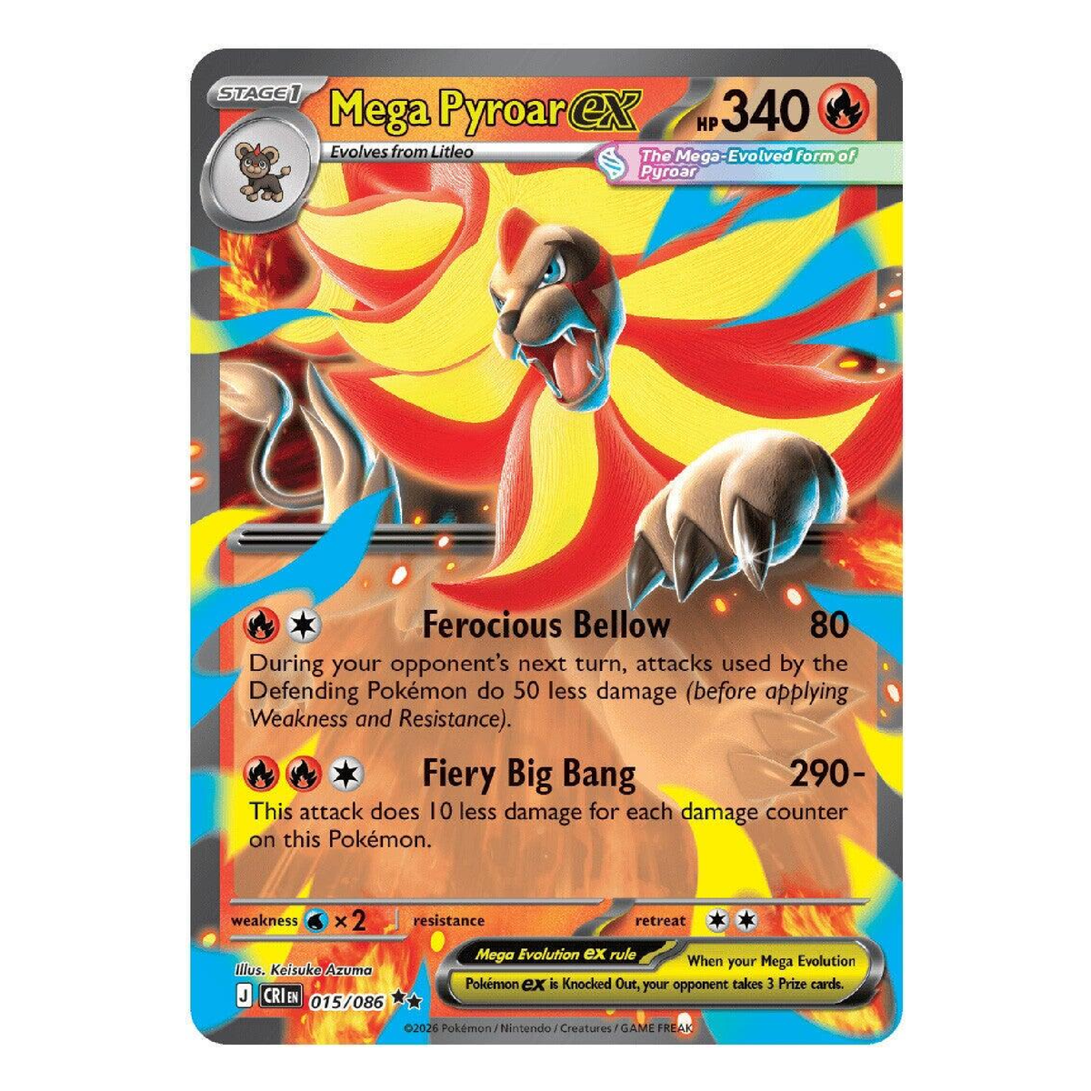 Mega Pyroar EX