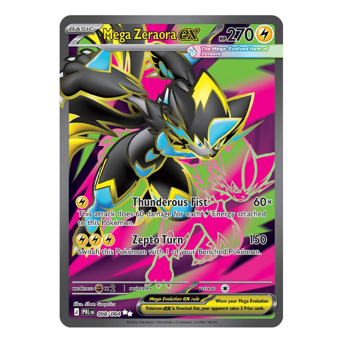 Mega Zeraora EX