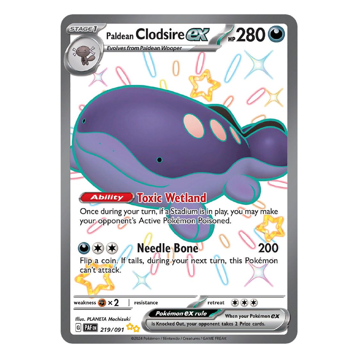 Paldean Clodsire EX