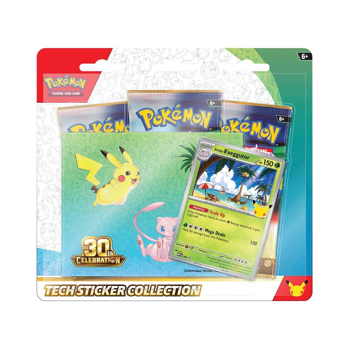 30th Celebration Tech Sticker (Random) (Preorder)