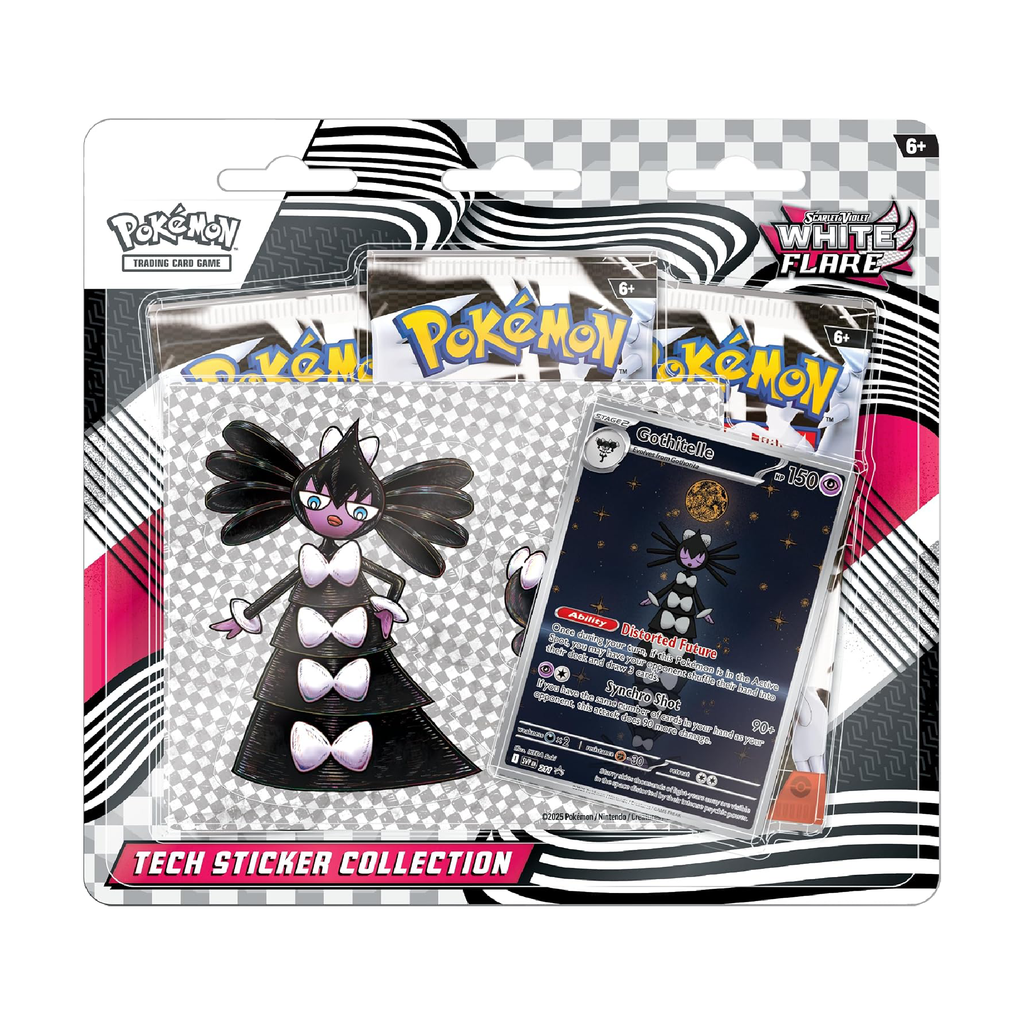 Scarlet & Violet - White Flare Tech Sticker Collection