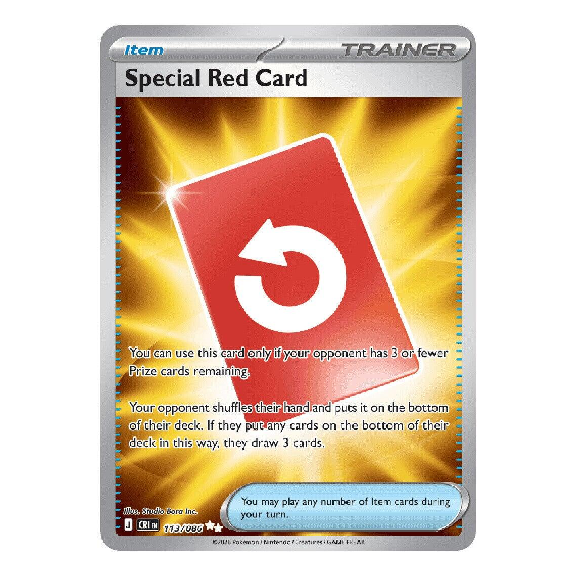 Special Red Card